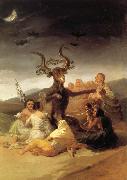 Francisco Goya Witches Sabbath painting